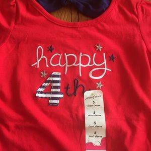 Happy 4th of July shirt size 5